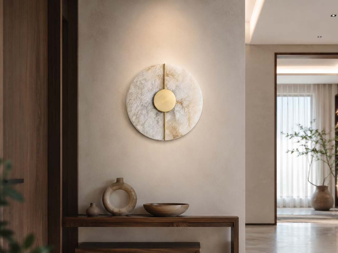 Travertin, albâtre ou marbre : quelle différence pour un luminaire ?