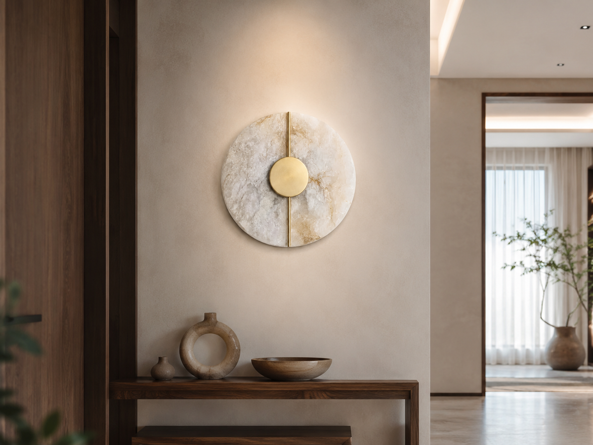 Travertin, albâtre ou marbre : quelle différence pour un luminaire ?