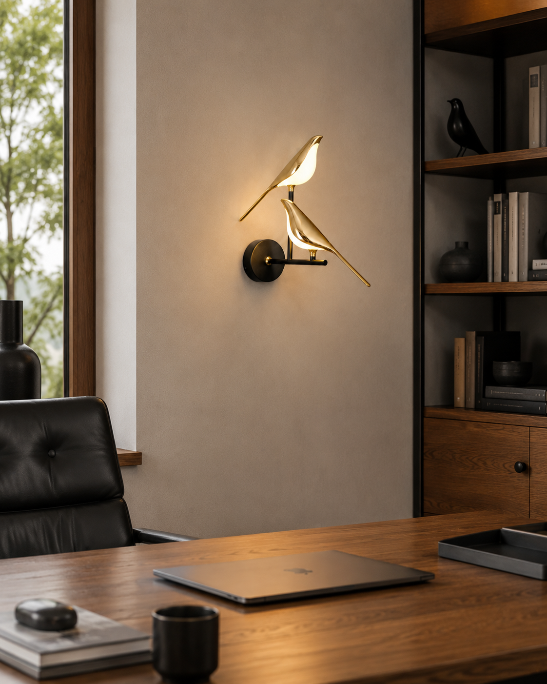 Applique Murale LED Oiseau Duo