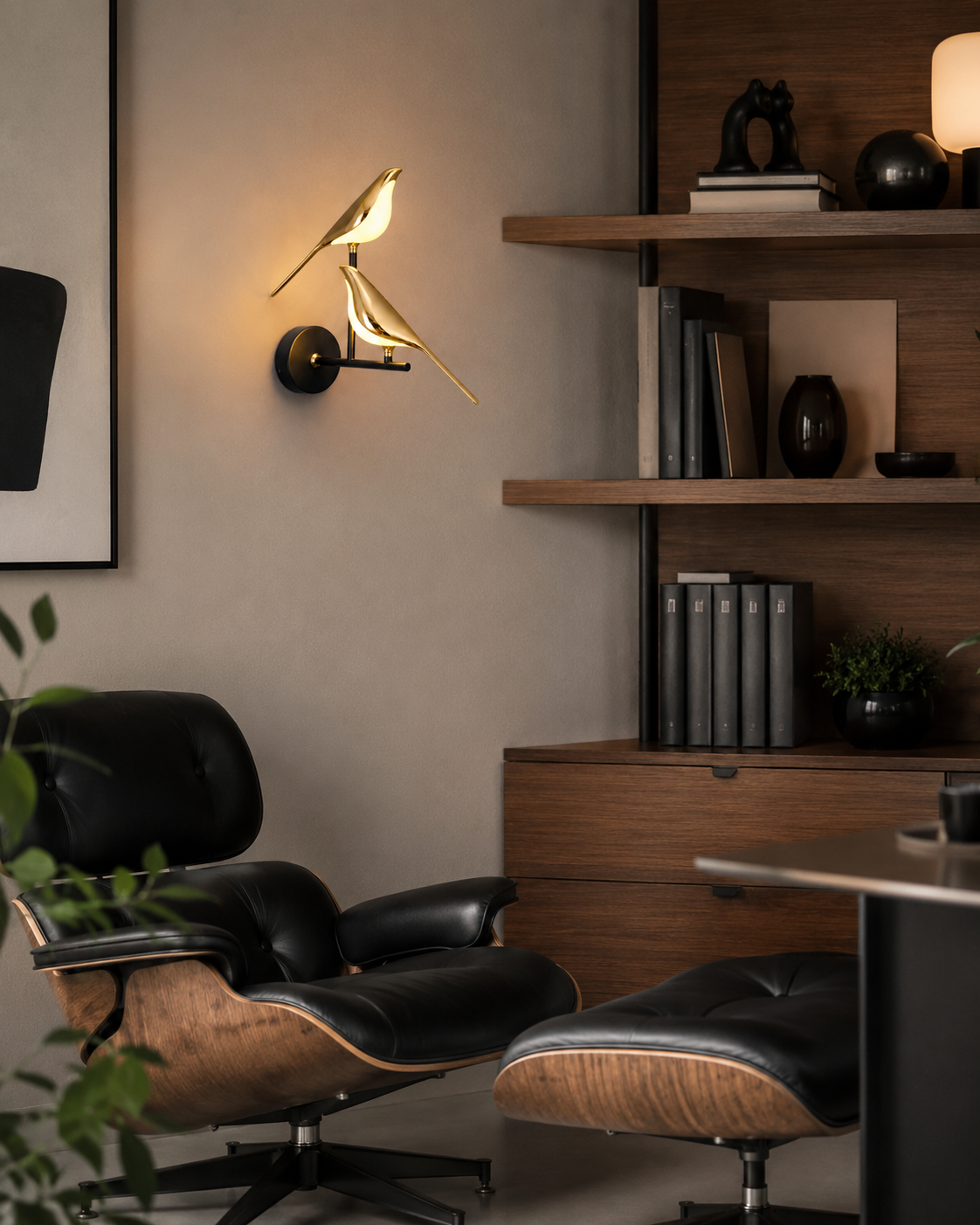 Applique Murale LED Oiseau Duo
