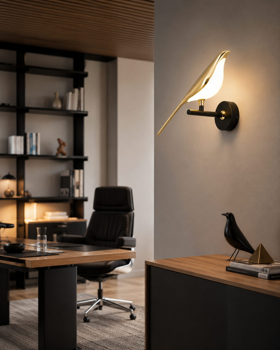 Applique Murale LED Oiseau Unique