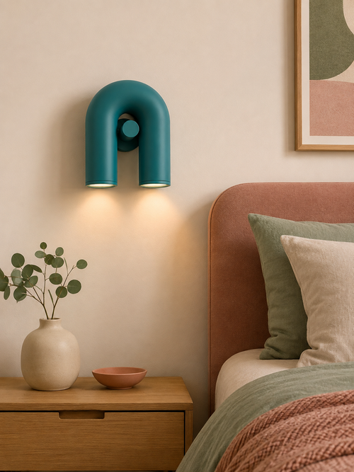Applique Murale LED Arc en U Colorée