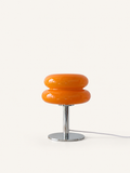 Lampe à poser Macaron en verre teinté