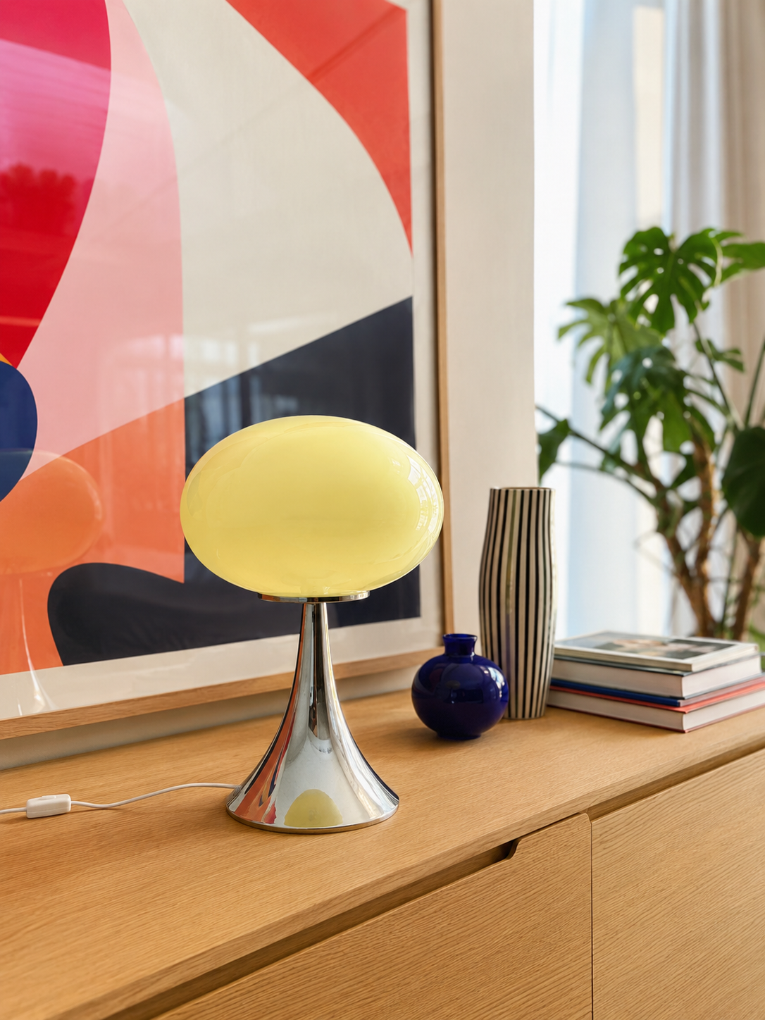 Lampe à Poser Nuage en Verre