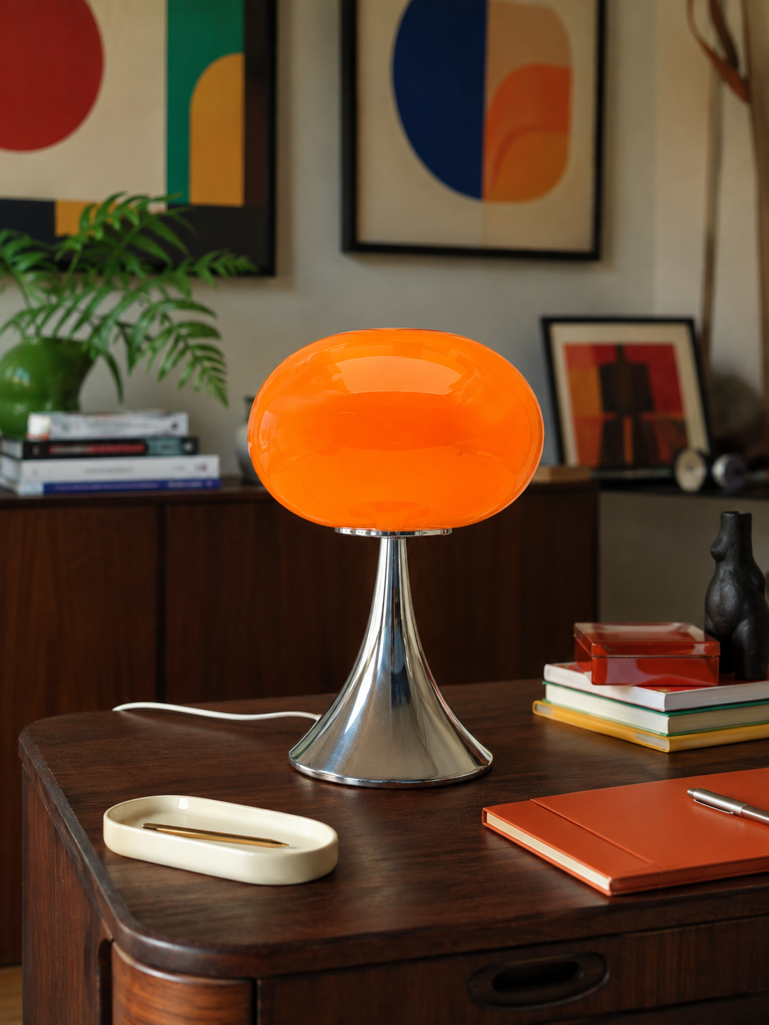 Lampe à Poser Nuage en Verre
