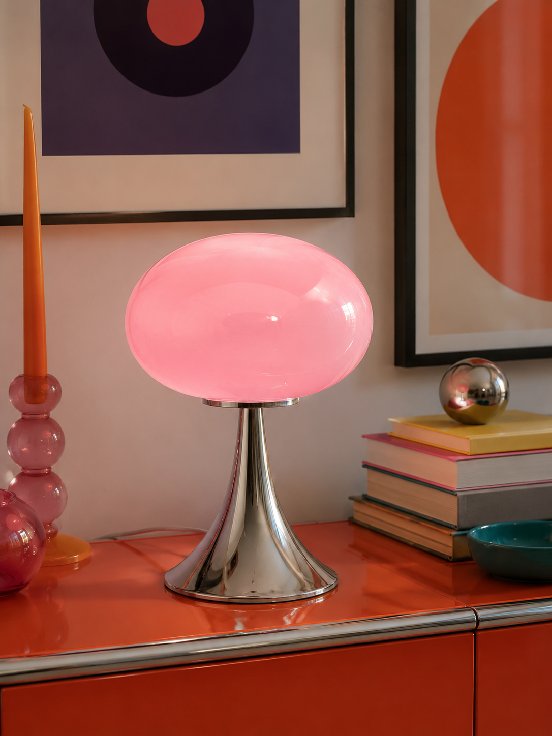 Lampe à Poser Nuage en Verre