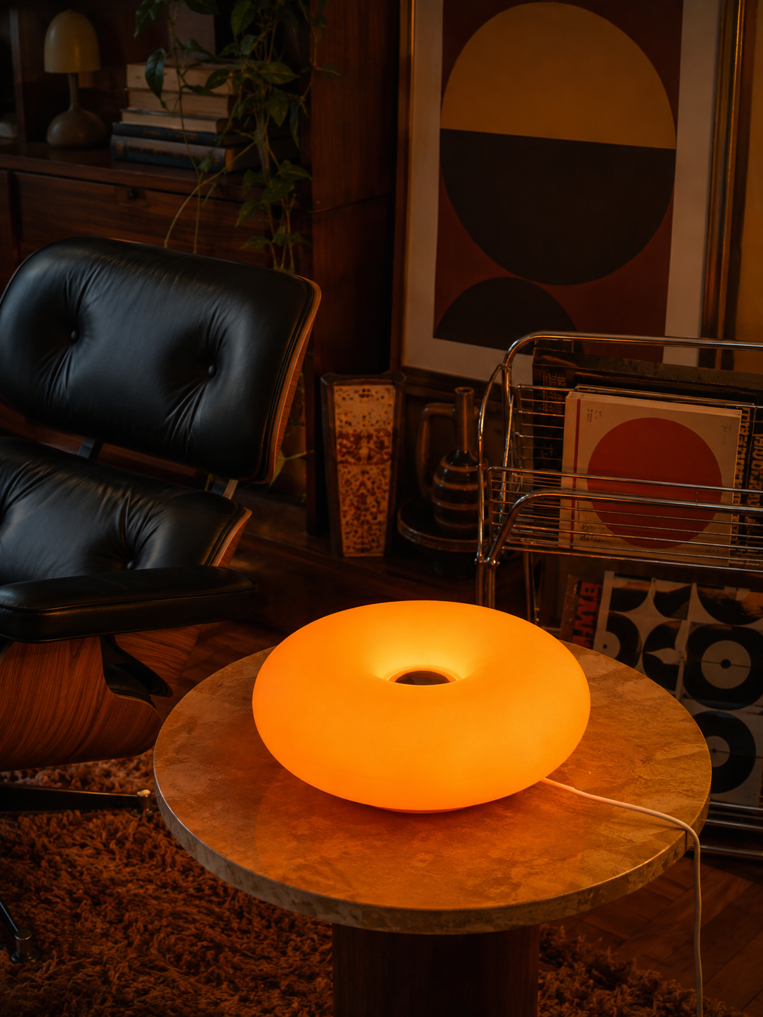 Lampe à Poser Donut Design Bauhaus
