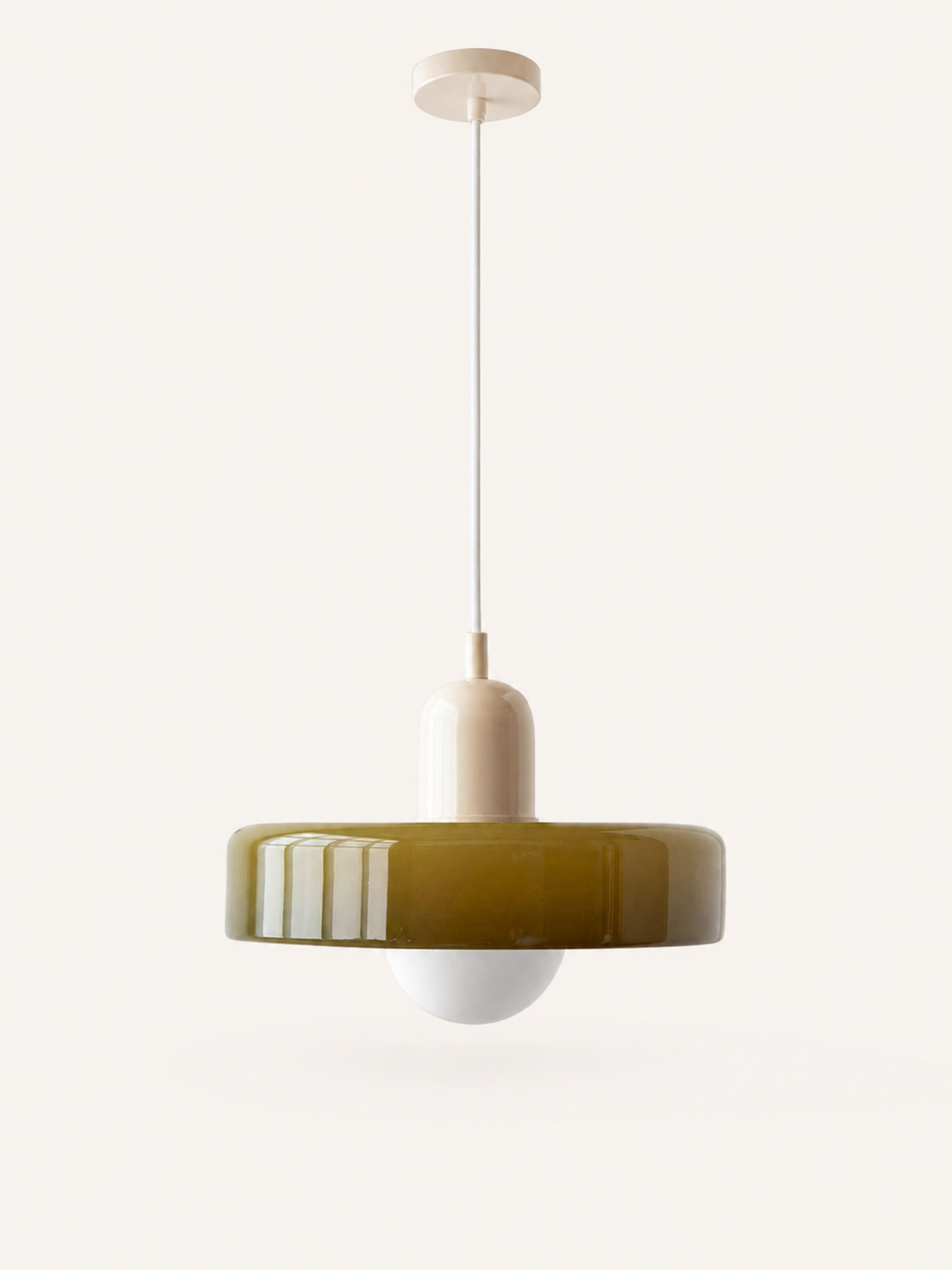 Suspension Boule en Verre Soufflé Coloré
