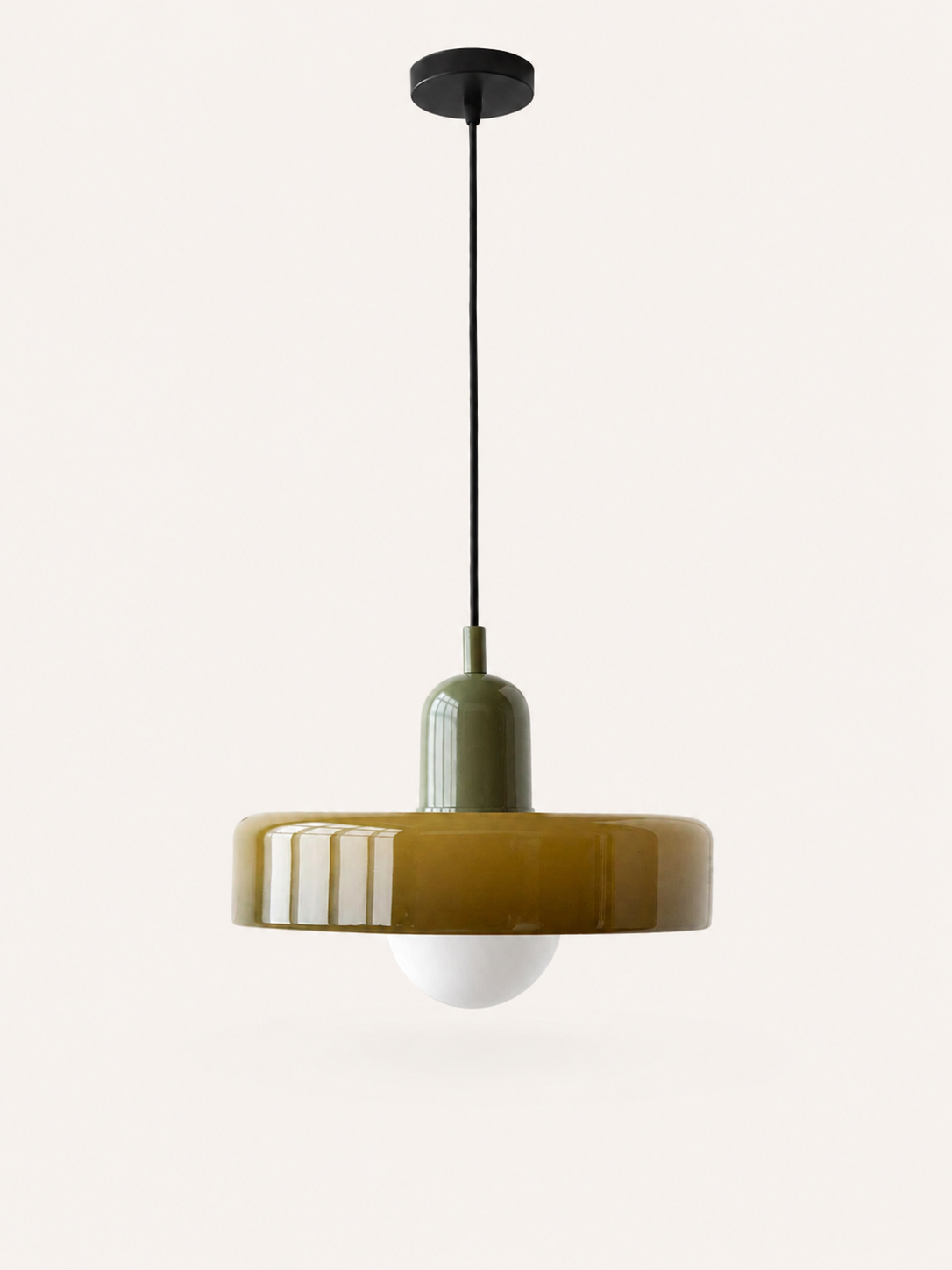 Suspension Boule en Verre Soufflé Coloré