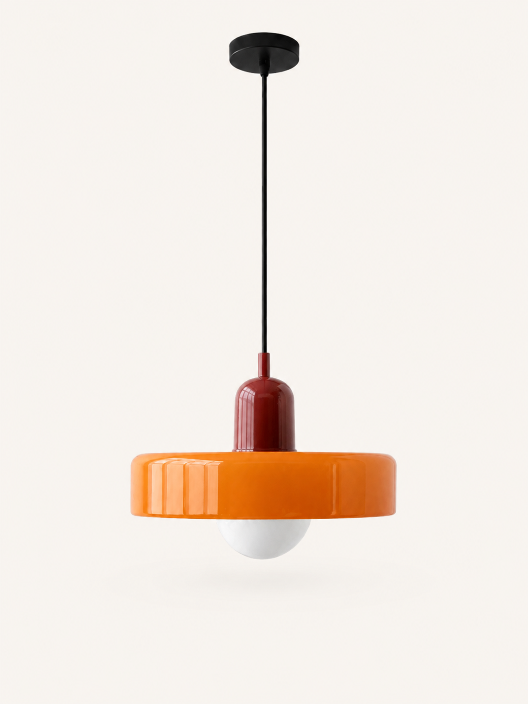 Suspension Boule en Verre Soufflé Coloré