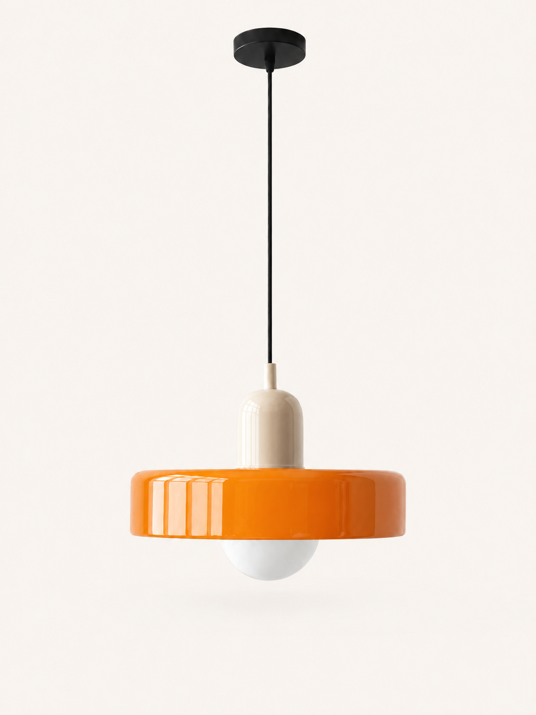 Suspension Boule en Verre Soufflé Coloré