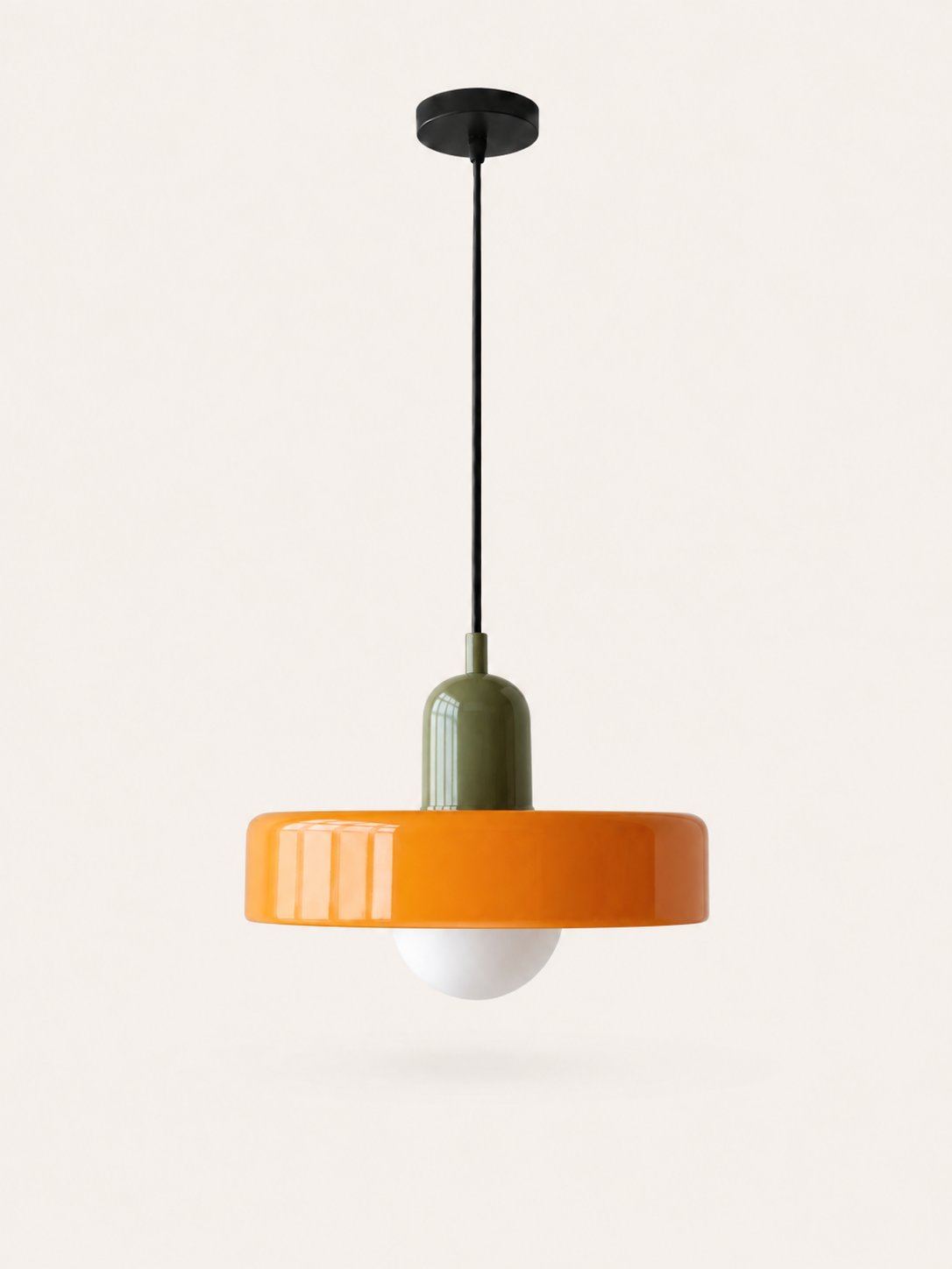 Suspension Boule en Verre Soufflé Coloré