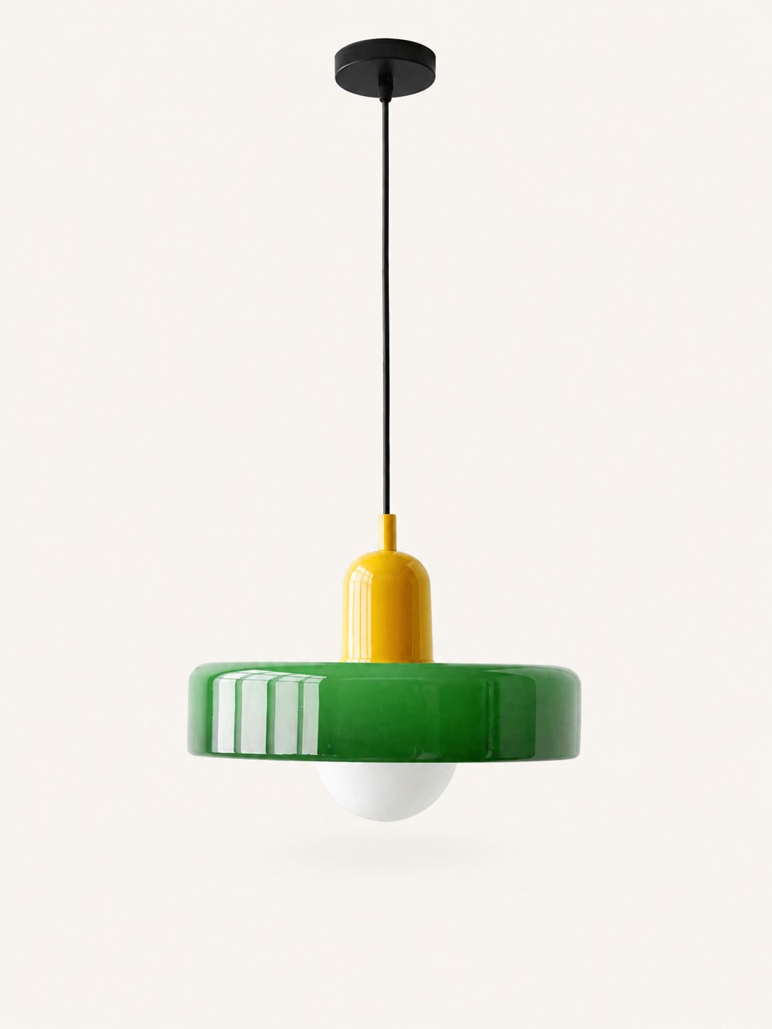Suspension Boule en Verre Soufflé Coloré