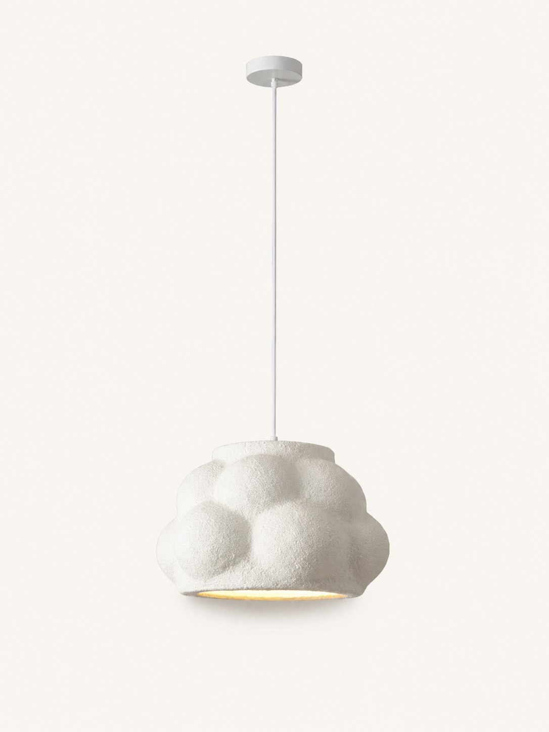 Petite Suspension Wabi-Sabi en Pierre