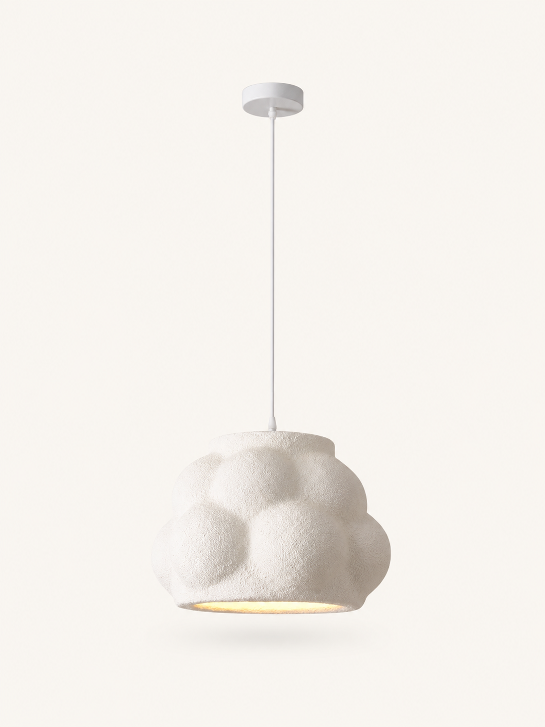 Petite Suspension Wabi-Sabi en Pierre