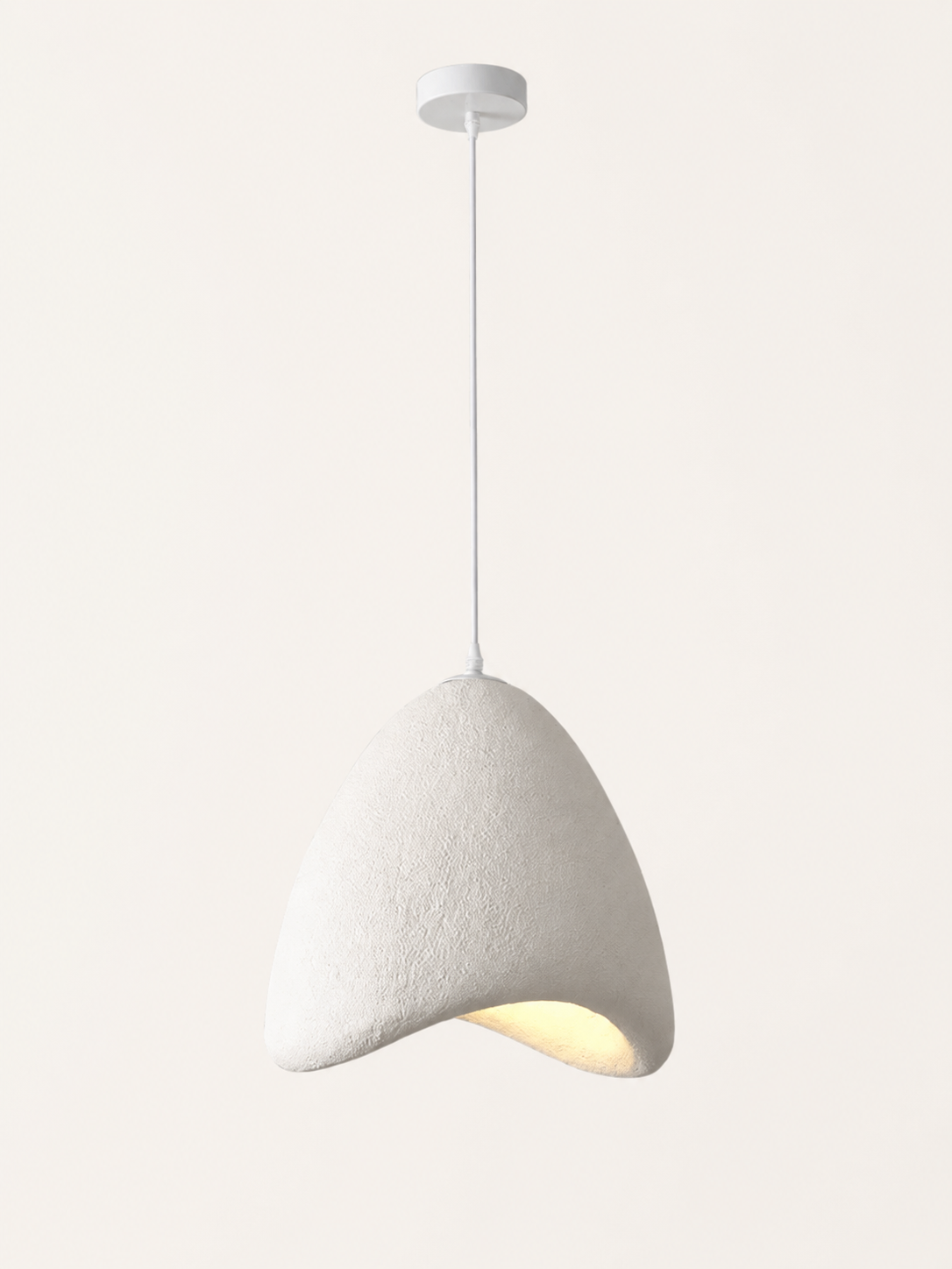 Petite Suspension Wabi-Sabi en Pierre