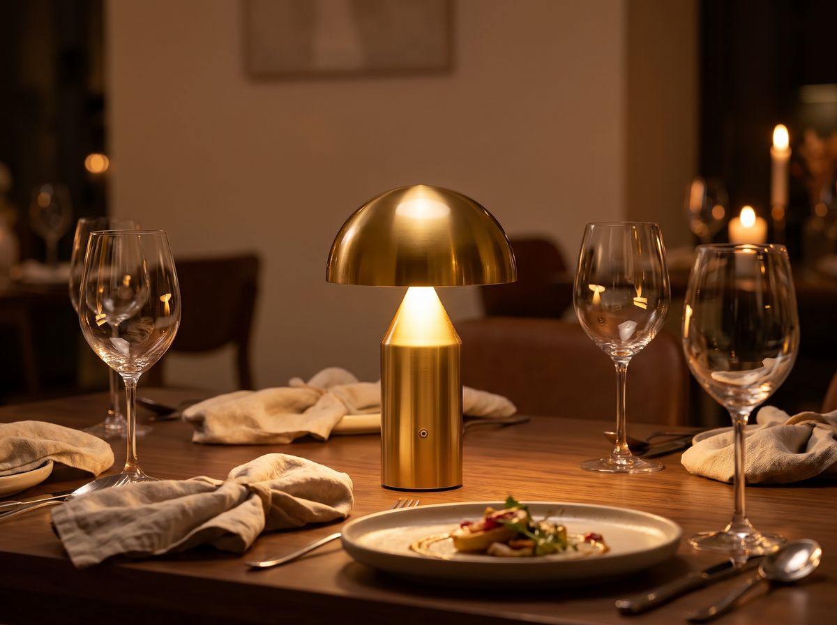 Lampe de Chevet Champignon Rechargeable