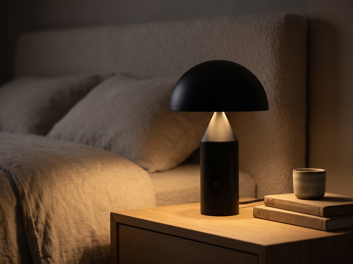 Lampe de Chevet Champignon Rechargeable