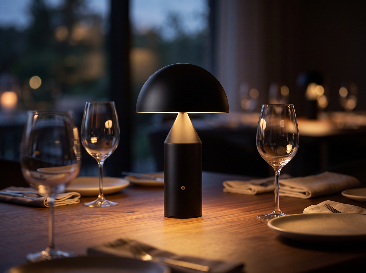 Lampe de Chevet Champignon Rechargeable